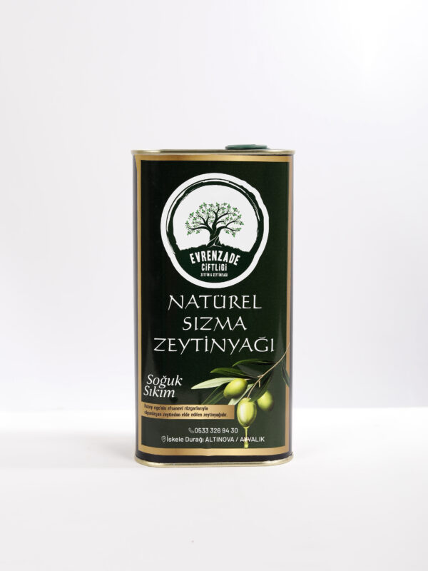 Soğuk Sıkım Naturel Sızma Zeytinyağı 1 Lt. Ambalaj