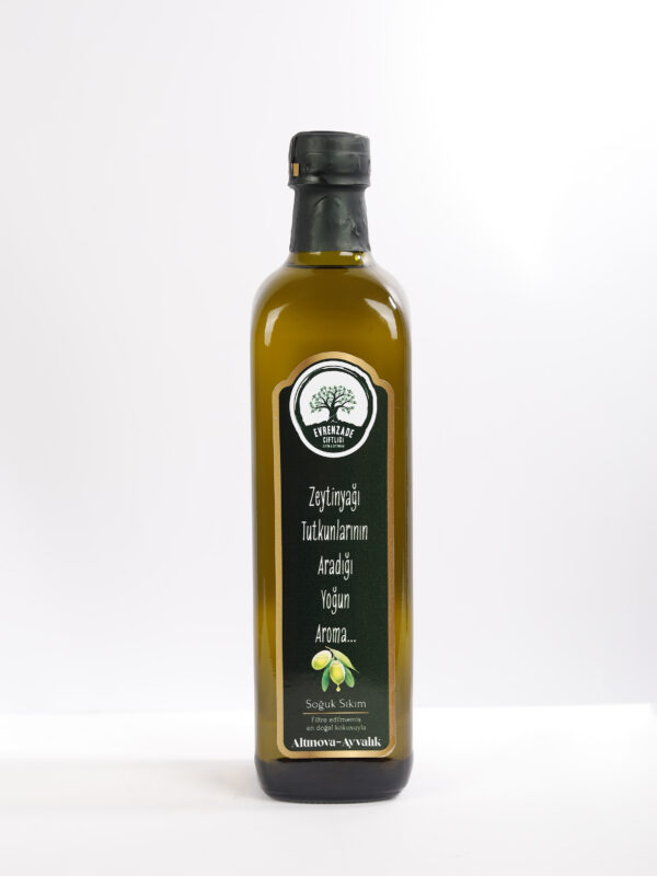 Soğuk Sıkım Naturel Sızma Zeytinyağı 750 ml. Cam Şişe Ambalaj